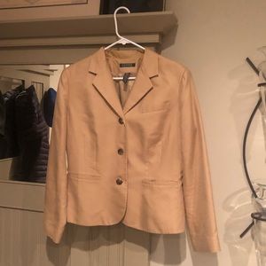Lauren Ralph Lauren Cotton Lined Blazer